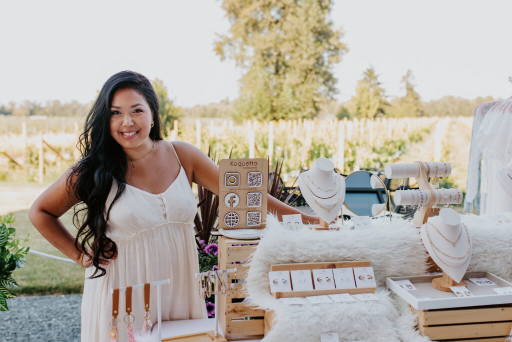 Rosa Sasges, Latina entrepreneur and founder of Koquetta Accessories and Ella Es.